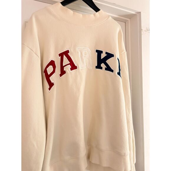 PARKE Costal Heritage Varsity Mockneck Sweatshirt Sz XXL  NEW - Picture 3 of 5